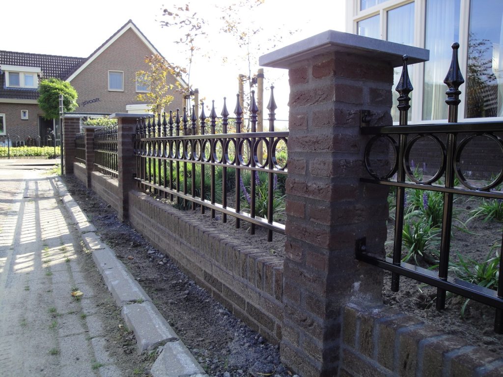 Gemetselde pilaren en tuinmuren 2