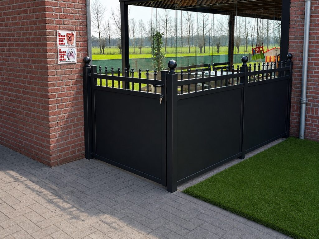 Poort met plaatvulling 3